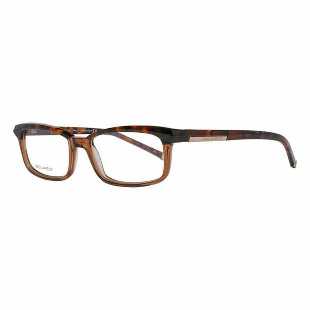 Men' Spectacle frame Dsquared2 DQ5034 5356B Brown Ø 53 mm