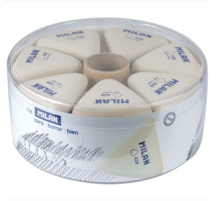 Eraser Milan Cuddle Collection 28 Units Set White 5,1 x 4,6 x 1,3 cm