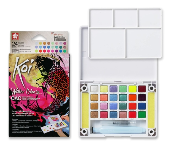 Watercolour paint set Talens Sakura Koi Water Colors Multicolour