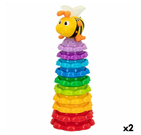 Stacking Blocks Winfun Bee 13 x 35,5 x 13 cm 2 Units