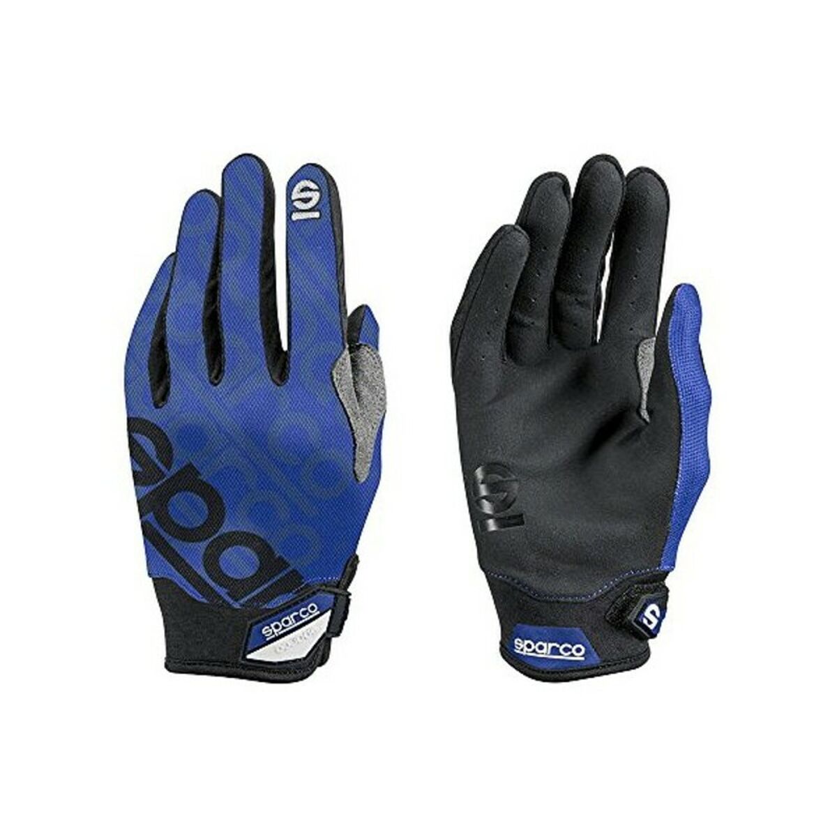 Work Gloves Sparco Meca III Nraz Blue S