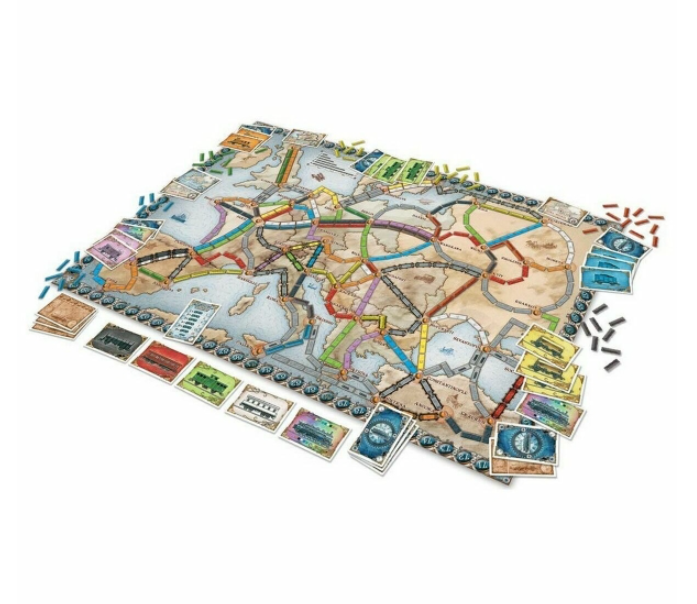 Board game ¡Aventureros al Tren! Europa Asmodee (ES)