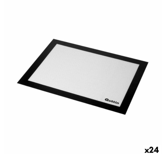 Baking mat Quttin Silicone 30 x 40 cm (24 Units)